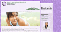 Desktop Screenshot of bertotsinternationalelectrolysis.com